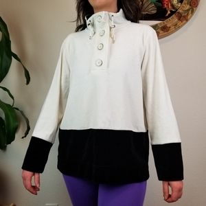 SOLD🌼Vintage 00s Velour Color Block Pullover